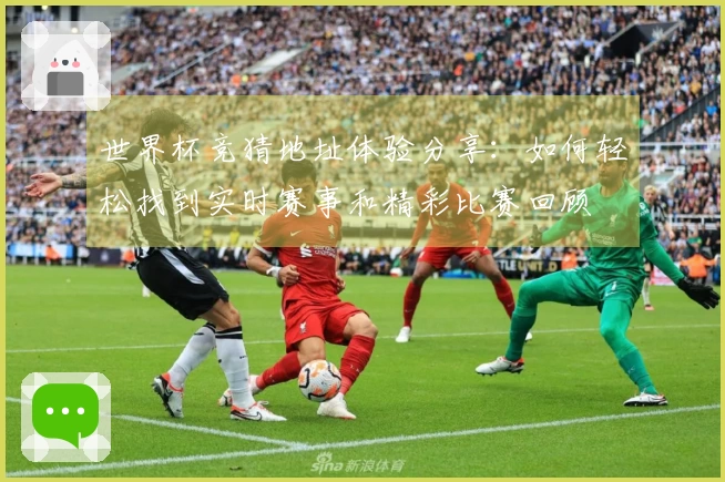 世界杯竞猜地址体验分享：如何轻松找到实时赛事和精彩比赛回顾